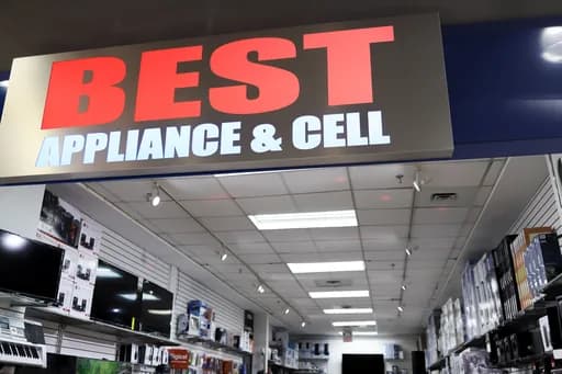BEST APPLIANCE & CELL logo