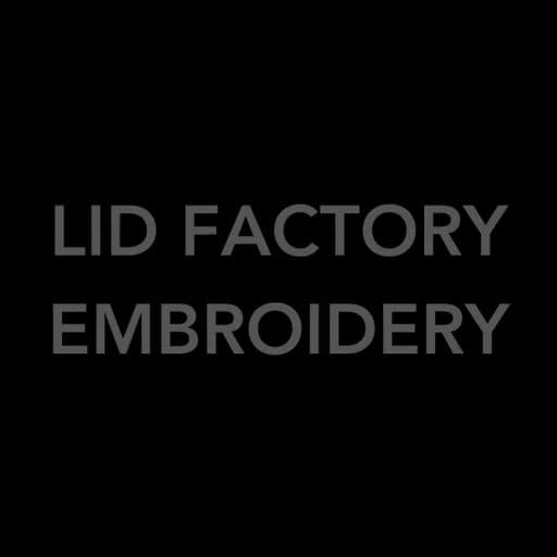 Lid Factory Embroidery logo