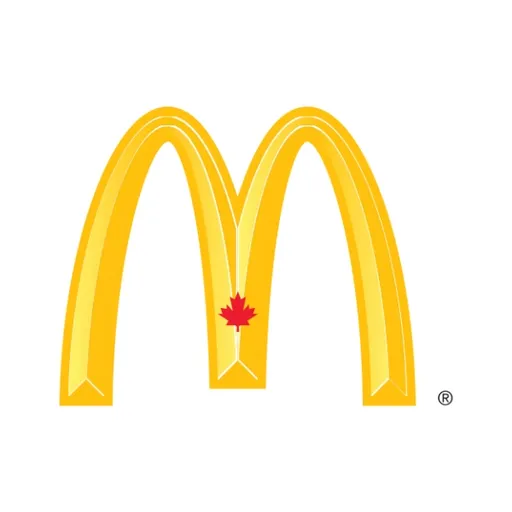 McDonald's - in Walmart logo