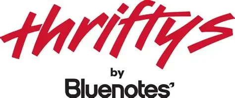 Thrifty's by Bluenotes logo