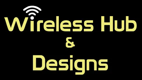 Wireless Hub & Design logo