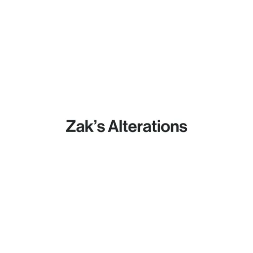 Zak's Alteration logo
