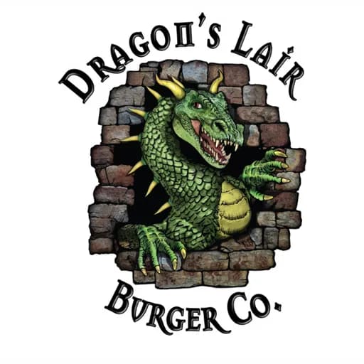 Dragons Lair Burger Co. logo