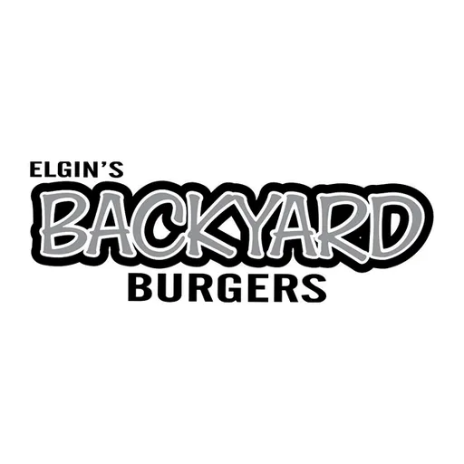 Elgin's Backyard Burgers logo