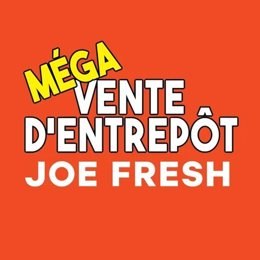 Joe Fresh Mega Warehouse Sale logo